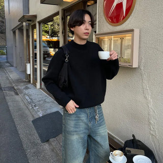 (Unisex) Simple Round Knit