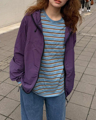 Pocket Hooded Windbreaker