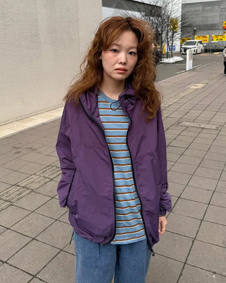Loose-fit striped T-shirt