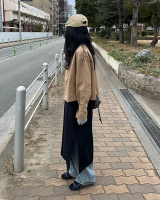 Layered camisole long dress