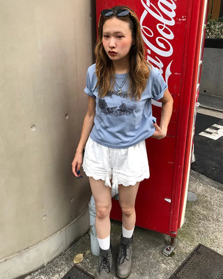 Horse & King Shadow Cropped Half T-Shirt