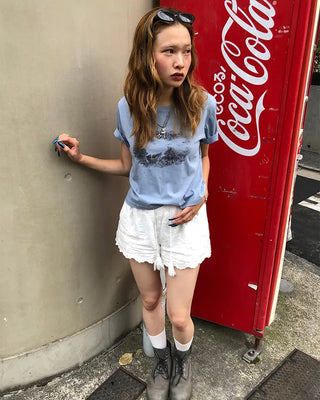 Horse & King Shadow Cropped Half T-Shirt