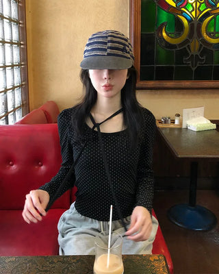 Dot Puff Long-Sleeve T-Shirt