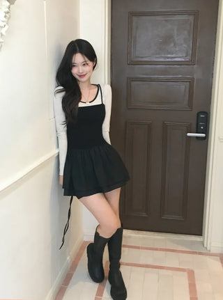 Layered camisole dress