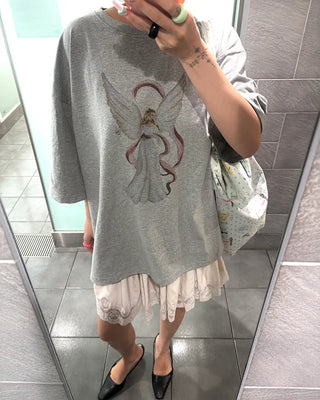 One Piece Angel Over Half T-Shirt