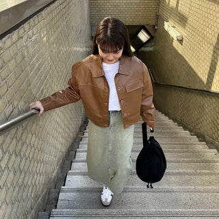 Canvas pocket sling bag