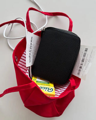 Round Zip Compact Wallet