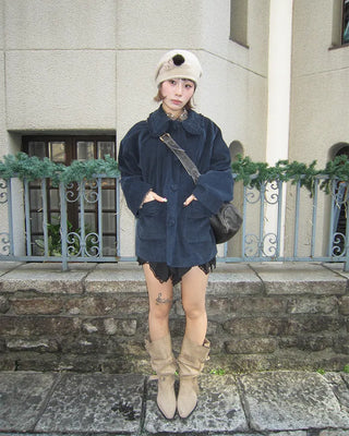 Custom suede long boots