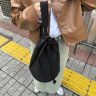 Canvas pocket sling bag