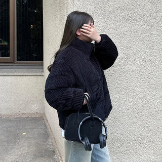 Basic Corduroy Short Jumper