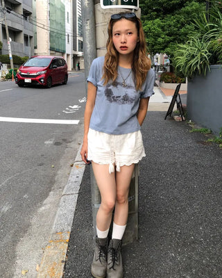 Horse & King Shadow Cropped Half T-Shirt