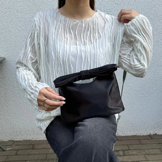 See-through wave blouse