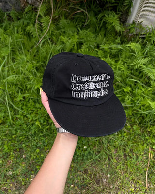 Lettering Stitch Straight Cap