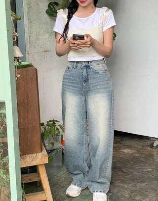 Cropped layered bustier (4 colors)