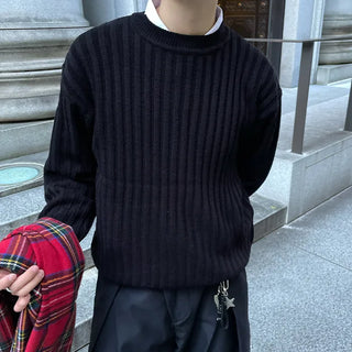 (Unisex) Ribbed Round Knit