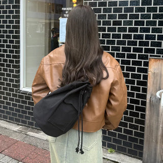 Canvas pocket sling bag