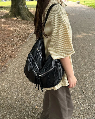 Checkered Overfit Short-Sleeve Shirt