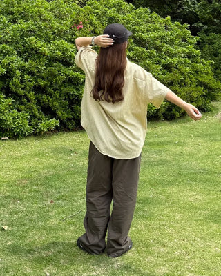 Checkered Overfit Short-Sleeve Shirt