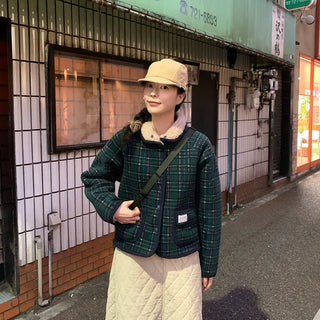 Quilted design cap