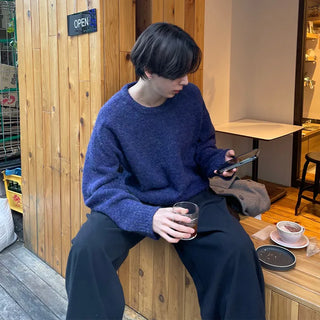 (Unisex) Color Round Knit