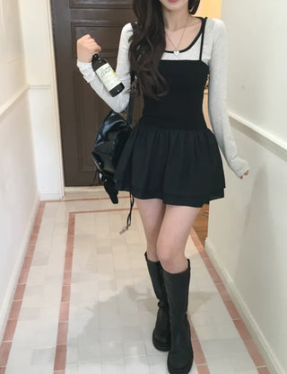 Layered camisole dress