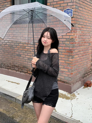 Buckle shoulder bag