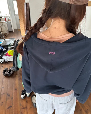 (ORIGINAL) Oversized Double Zip Hoodie (Fleece Lined)