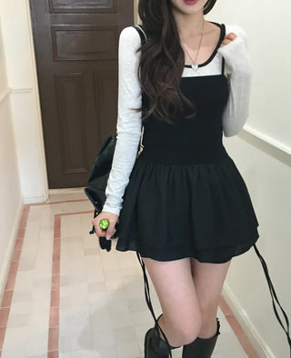 Layered camisole dress