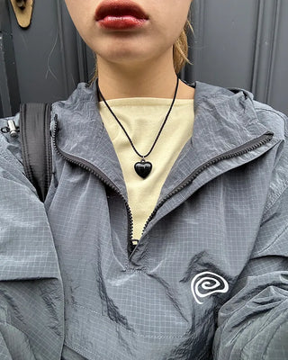 Slashed Neck Long T-Shirt