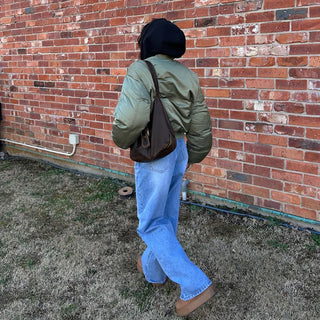 Washed wide denim pants