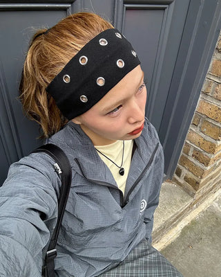 Double eyelet headband