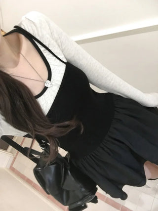 Layered camisole dress