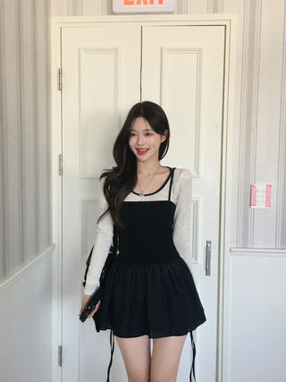 Layered camisole dress