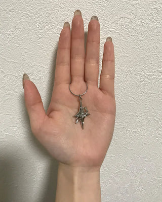 Cubic Star Silver Necklace