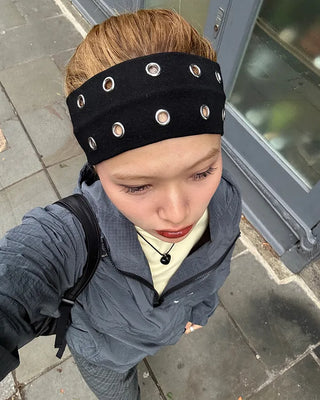 Double eyelet headband