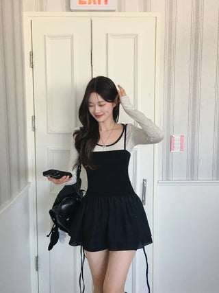 Layered camisole dress