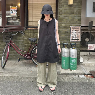 Cotton midi dress