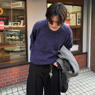 (Unisex) Color Round Knit