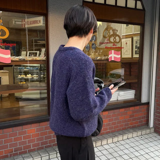 (Unisex) Color Round Knit