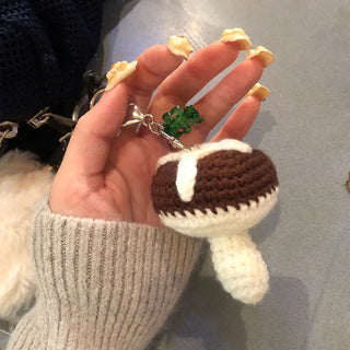 Mushroom keychain