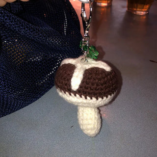 Mushroom keychain