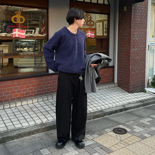 (Unisex) Color Round Knit