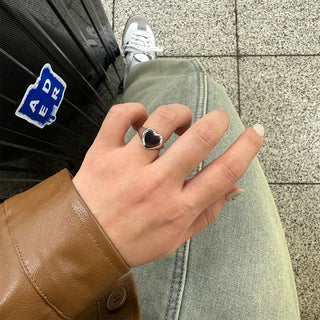 Round Heart Ring