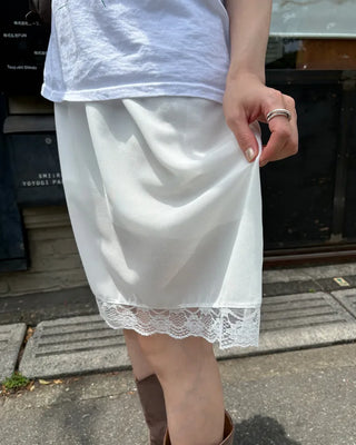 Bust-trace line lingerie dress