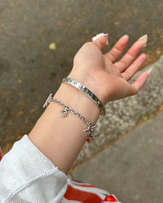 Wing Star Charm Chain Bracelet