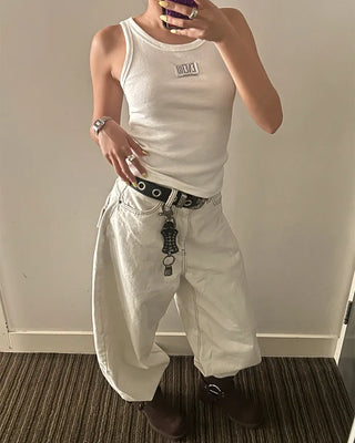 Big Eyelet Western Buckle Belt
