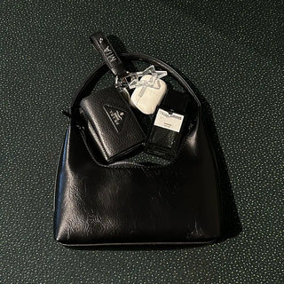 (Unisex) Simple Line Shoulder Bag