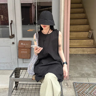 Cotton midi dress