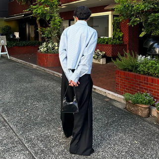 (Unisex) Simple Line Shoulder Bag