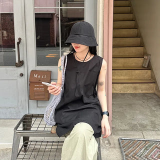 Cotton midi dress